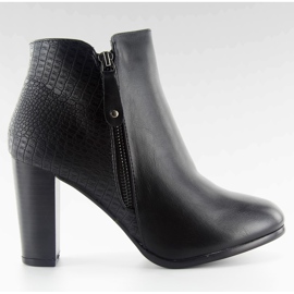 Bottes à talons f815 noir