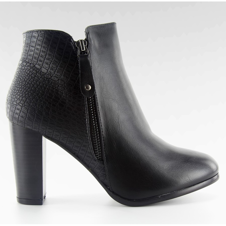 Bottes à talons f815 noir le noir