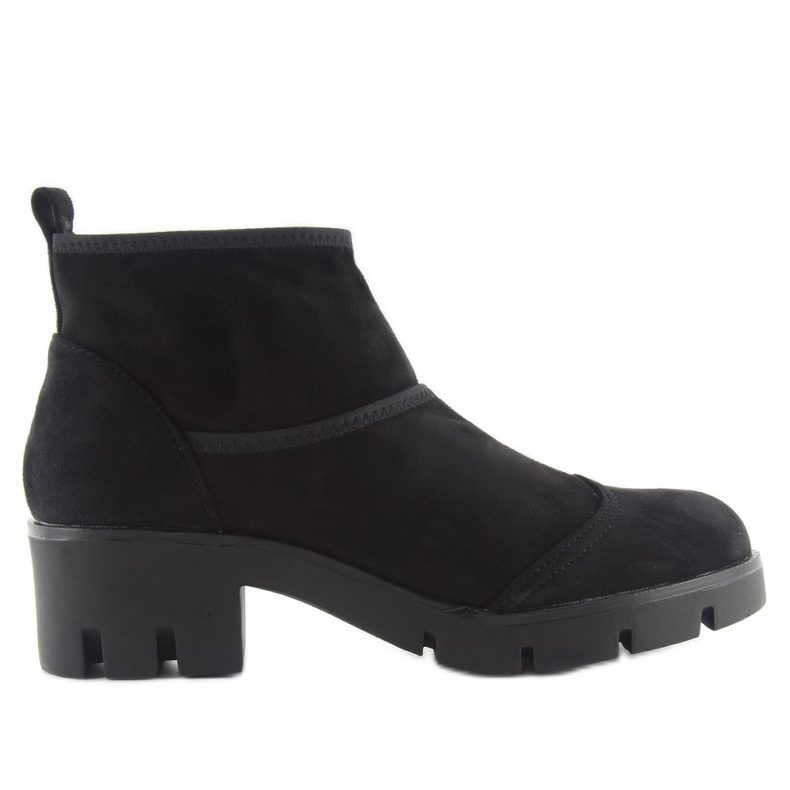 Boots à tige souple BG-51 noire le noir