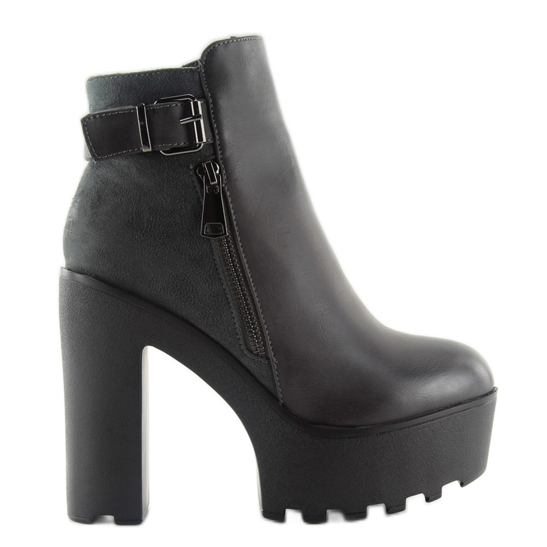 Bottes sur la plate-forme 979e gris Bottes sur la plate-forme 979e gris