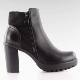 Bottes à talons dd35p noir le noir