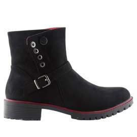 Bottines Jodhpur avec un liseré r112p Noir