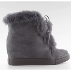Bottes compensées avec étain gris nc99