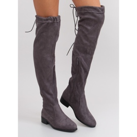 Cuissardes daim PE113p gris