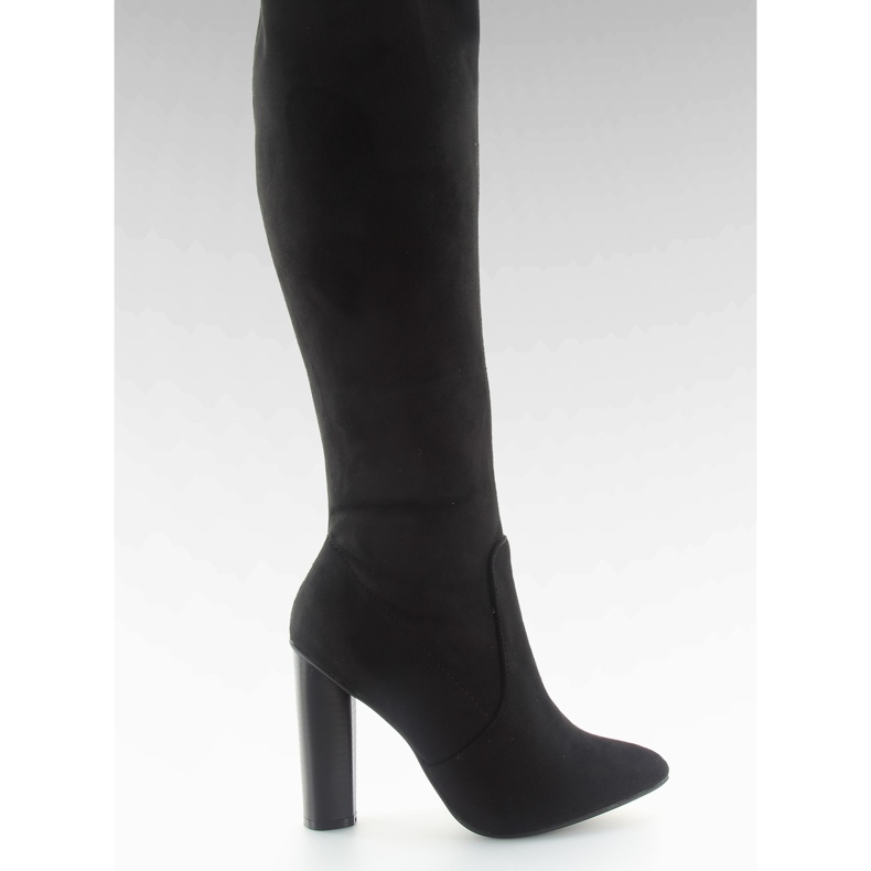 Cuissardes femme bout amande le noir