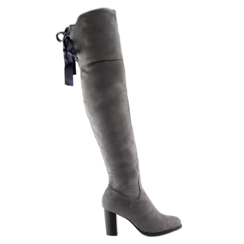 Cuissardes nouées avec ruban gris PE121P