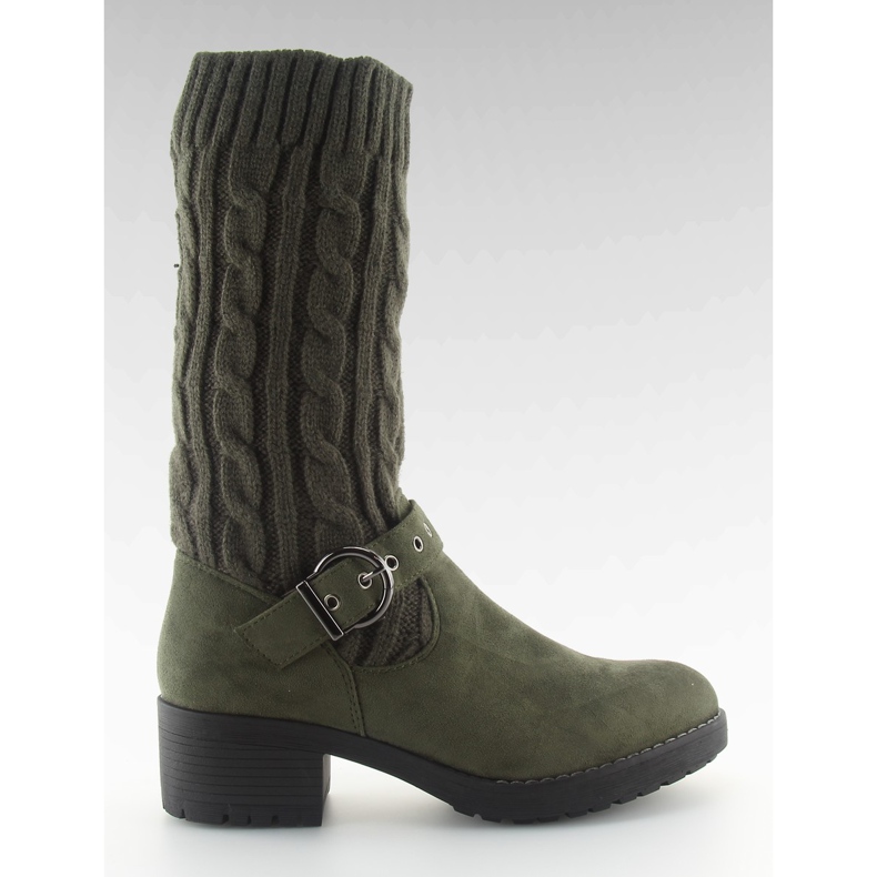 Bottes en laine NC109 vert