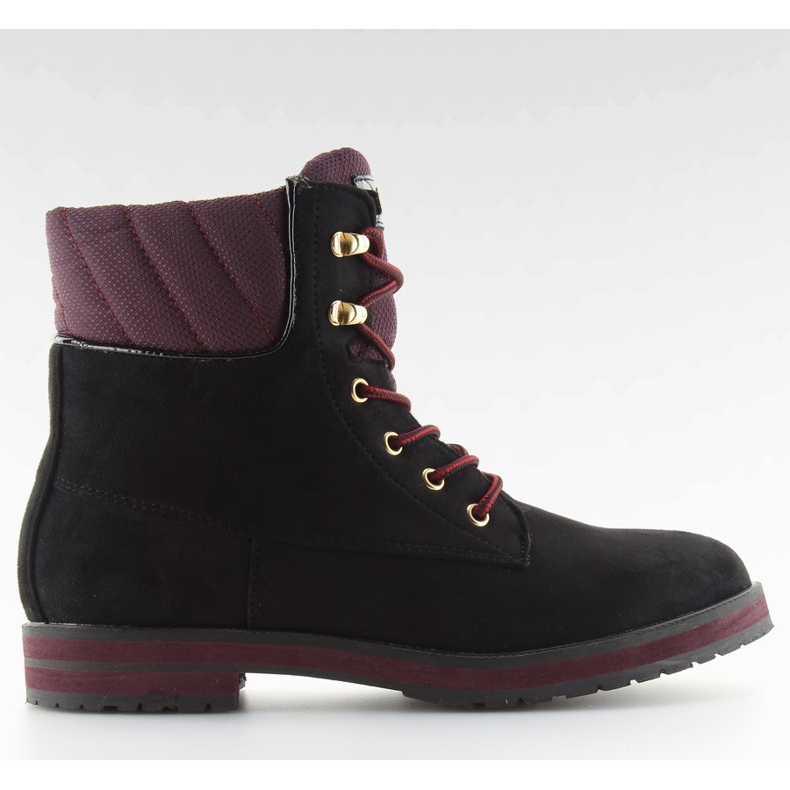 Bottes Timber pour dames en daim noir WD38 Noir le noir