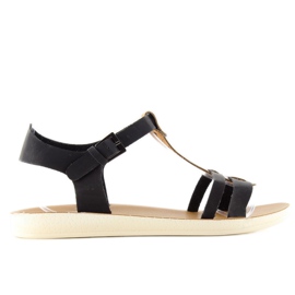 Sandales À Bride Métallisée 760 - Ii Gat noir