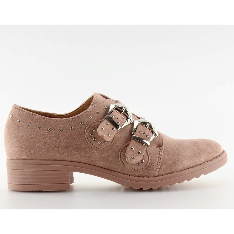 Mocassins pour femmes avec goujons roses FM217-34 Pink Mocassins pour femmes avec goujons roses FM217-34 Pink