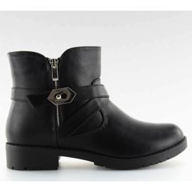 Bottes plates noires Y8566 noir le noir