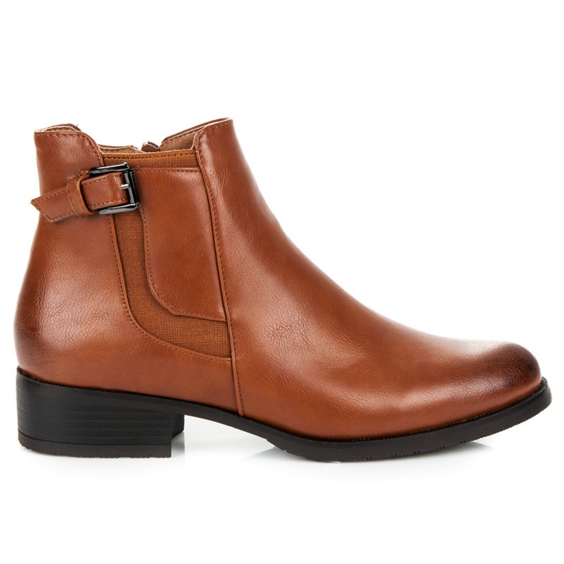 Vices New Collection Bottines camel brun