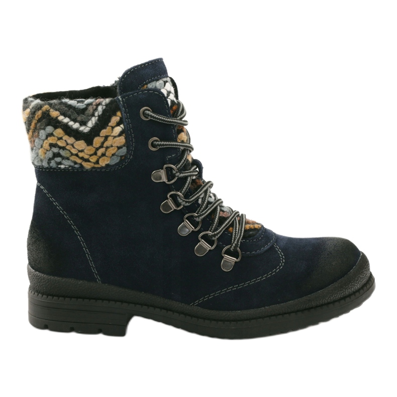 Ouvriers isolés en cuir Filippo 393 bleu marin