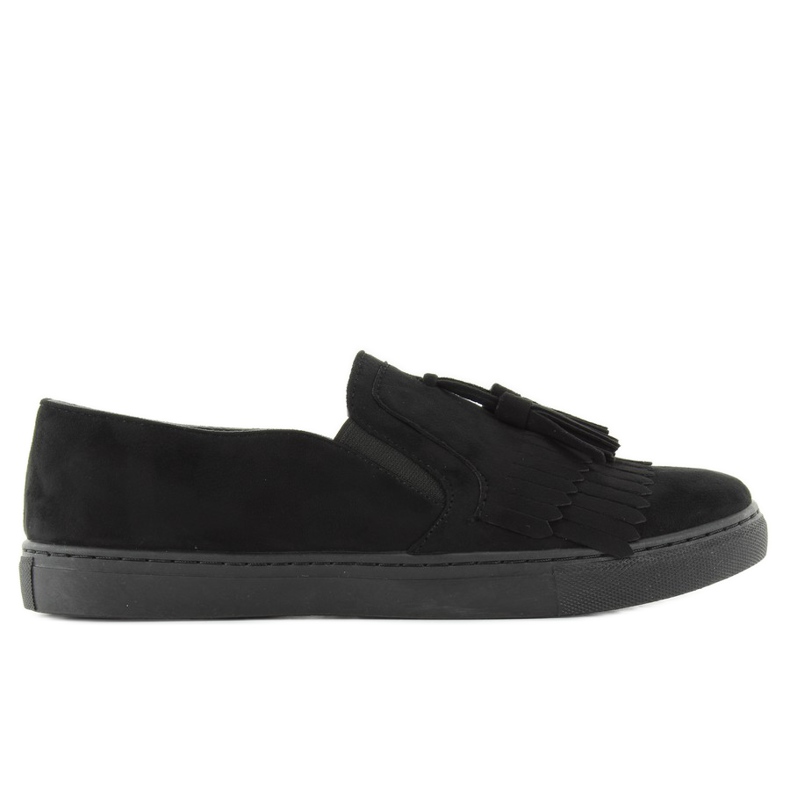 Slip à franges ll1157 Noir le noir