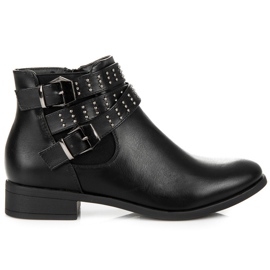Seastar Bottines Chelsea noires à boucles