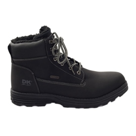DK Bottes isolées avec fourrure le noir