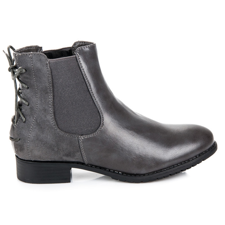 Bobo Bottines Chelsea boots gris