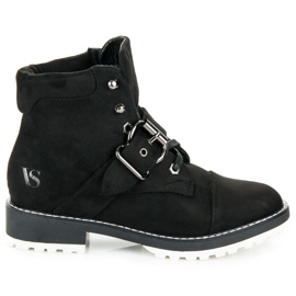 Vices New Collection Trappeurs en suède noir