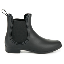 Vices New Collection Bottes en caoutchouc noir, étaux