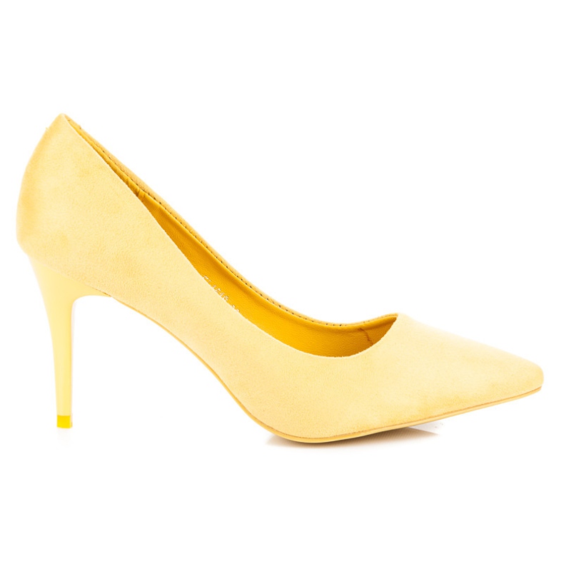 Comer Escarpins en daim jaune