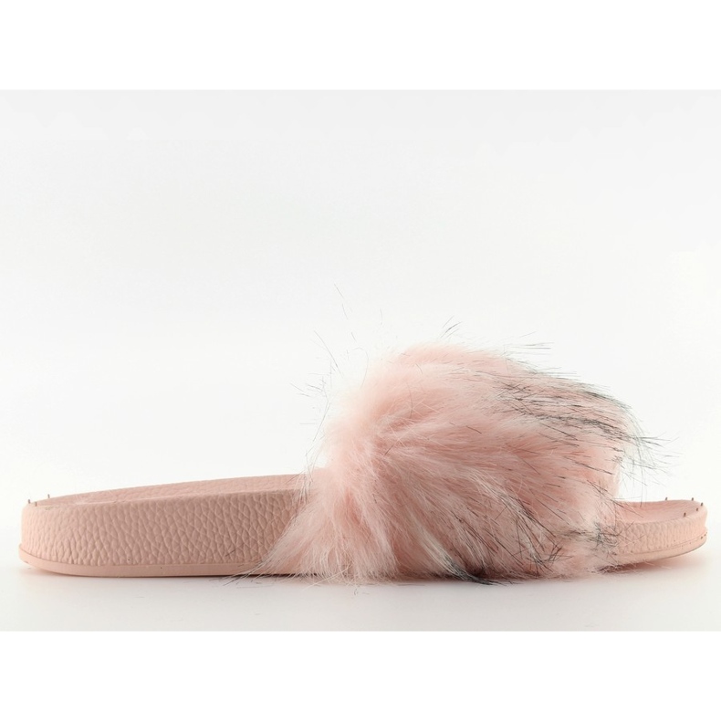 Chaussons roses avec fourrure zy383-007-1 rose Chaussons roses avec fourrure zy383-007-1 rose
