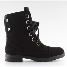 Bottes de travail noires à lacets 8901 Black le noir