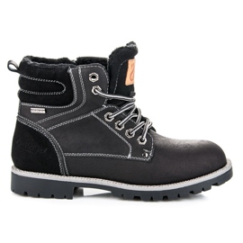 Vices New Collection Trappeurs avec une fermeture éclair le noir