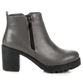 Vices New Collection Bottes zippées gris