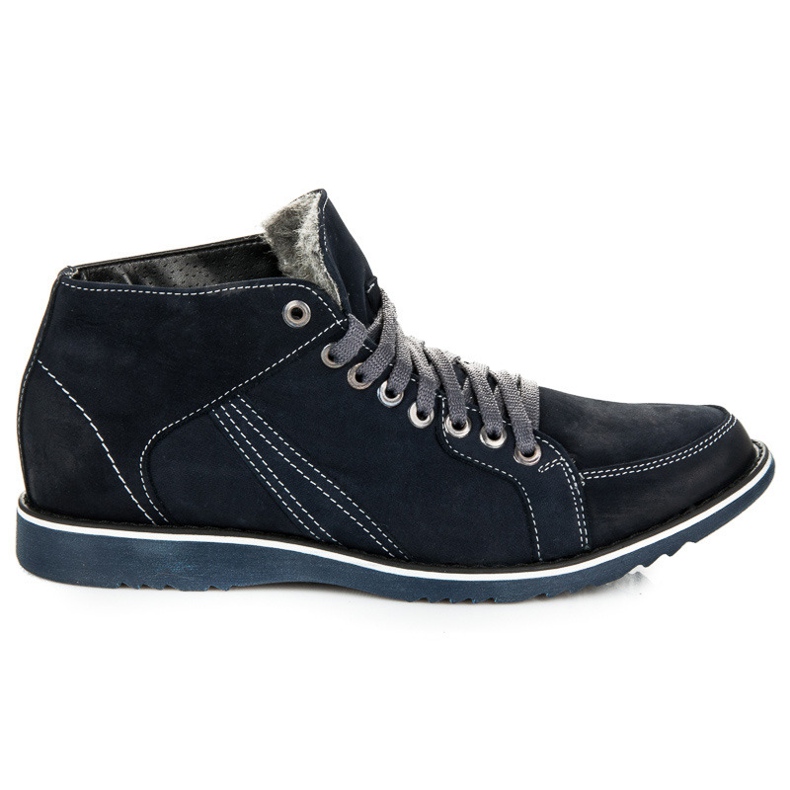 Lucca Bottes pour hommes avec isolation bleu