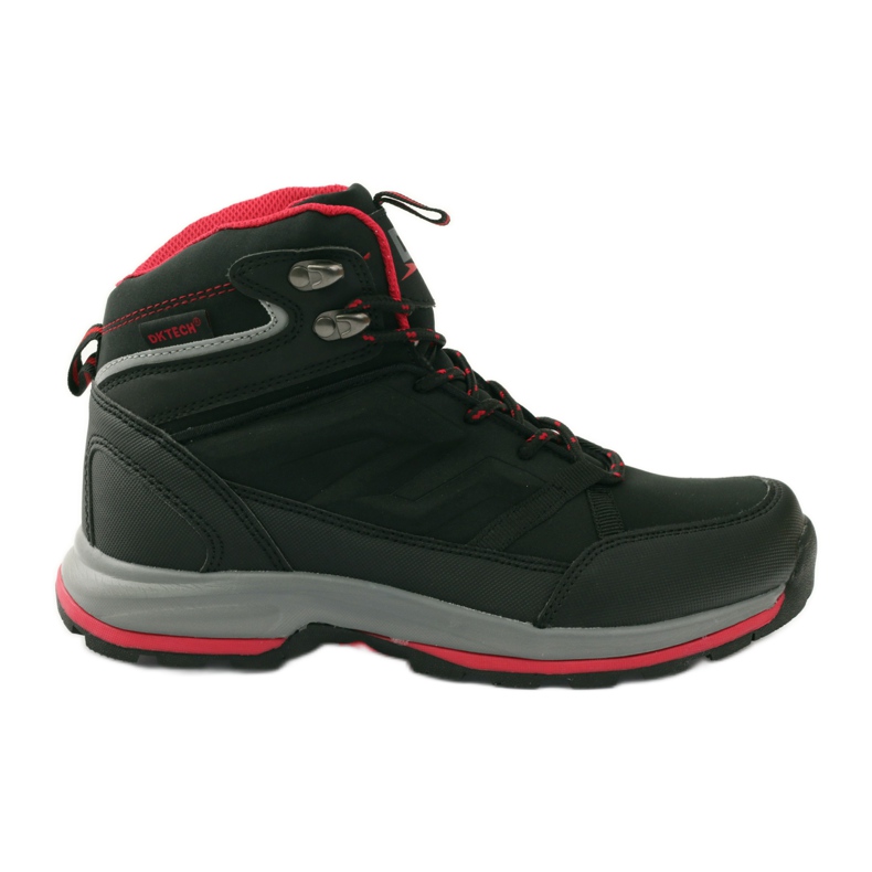 Chaussures de trekking DK 17141 membrane noir rouge le noir
