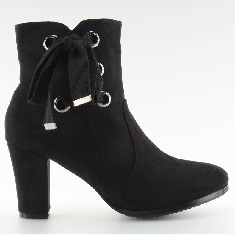 Bottines noires à talons C100 noir le noir