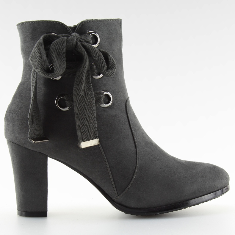Bottes à talons C100 gris gris
