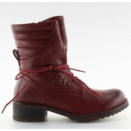 Bottines bordeaux 9560 Wine multicolore rouge