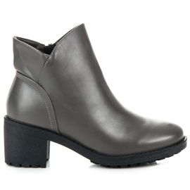 Vices New Collection Bottes sur un poteau large gris
