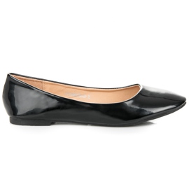 W. Potocki Ballerines laquées noir