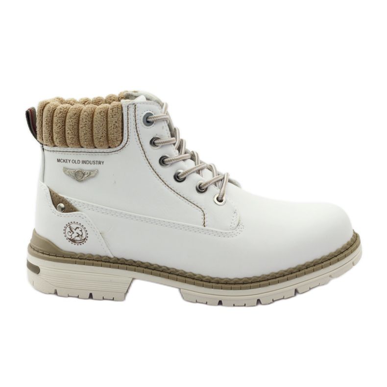 McKey Bottes d'hiver à lacets 400 blanche