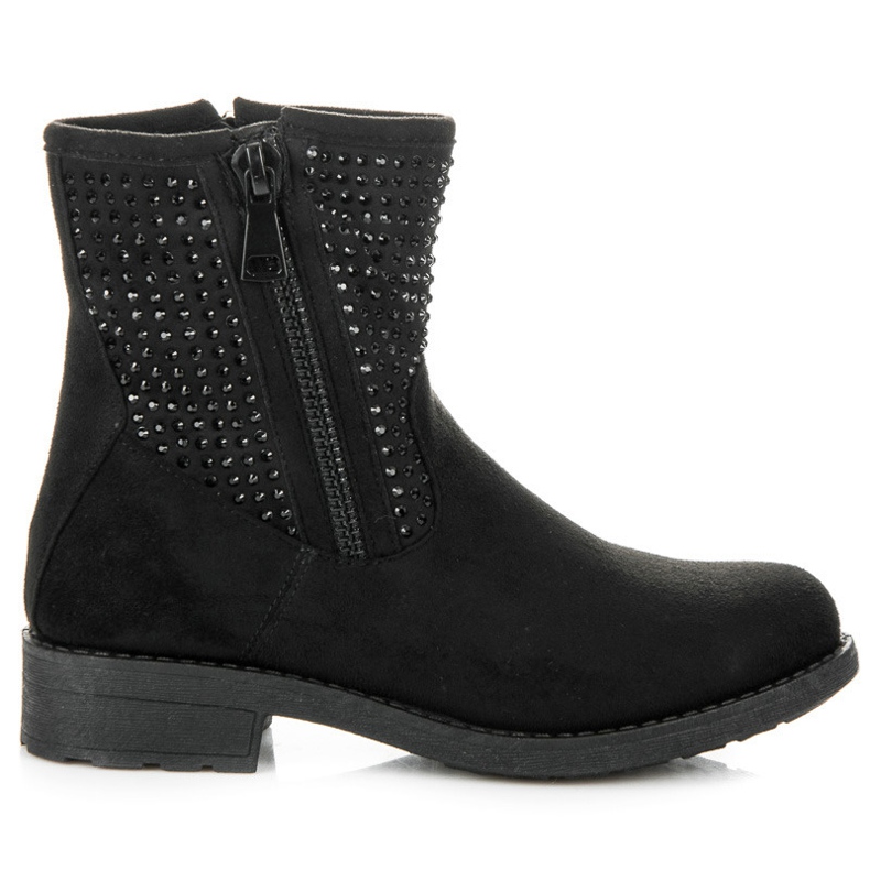 Abloom Bottes en daim d'automne le noir