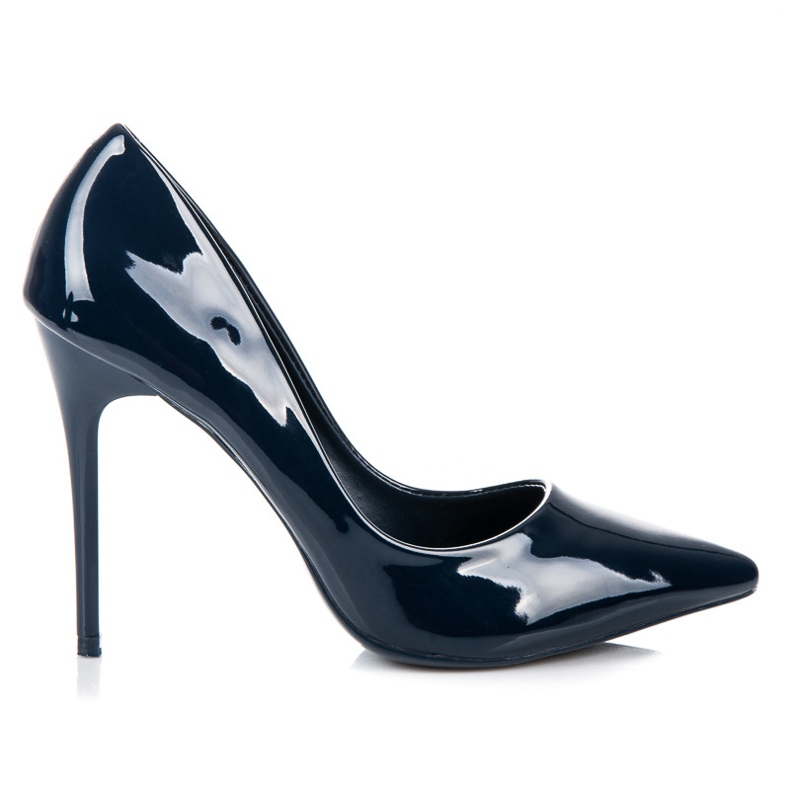 Comer Escarpins laqués bleu marine Comer Escarpins laqués bleu marine