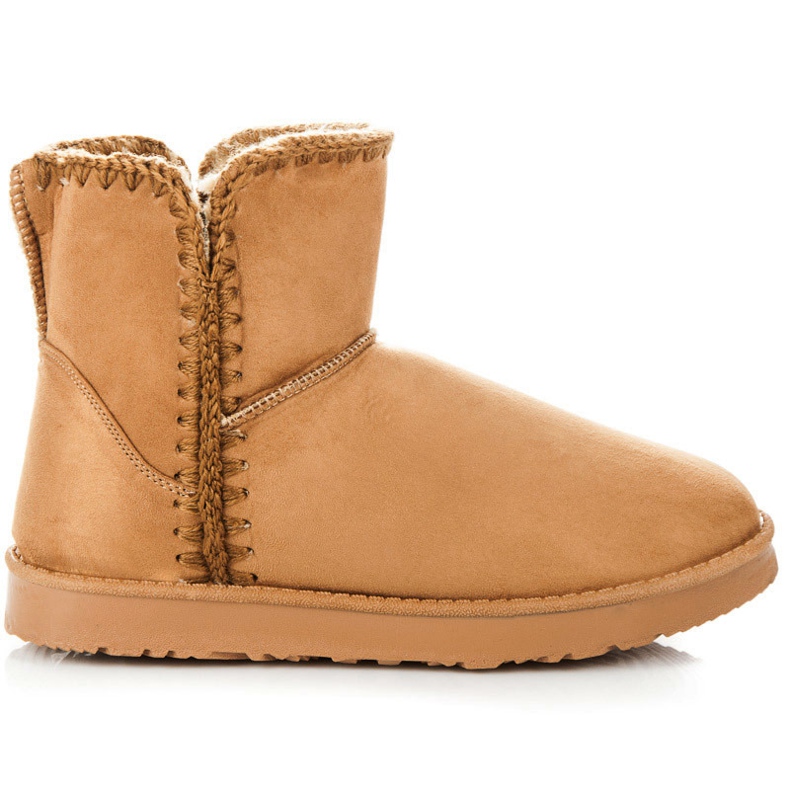 Bottes de neige en daim Kylie brun
