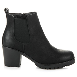 Super Me Bottes noires classiques le noir
