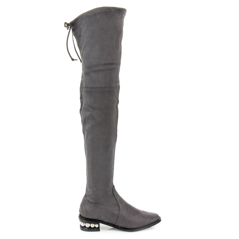 Fashion Mousquetaires gris avec perles