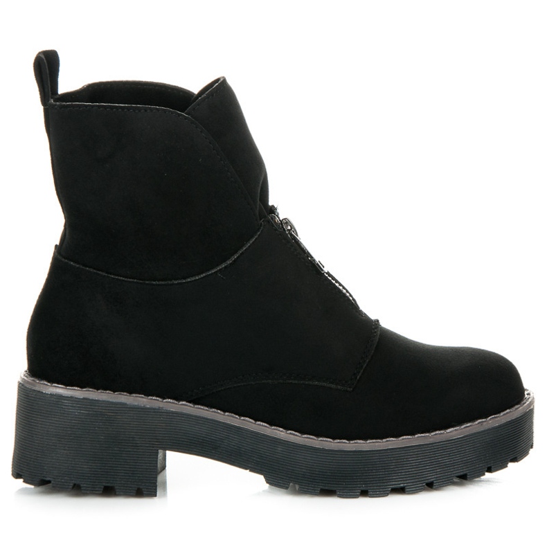 Vices Bottes fermées par une fermeture éclair le noir