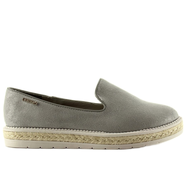 Slipons espadrilles perle 6081 Gris