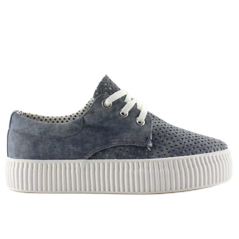 Baskets à semelles hautes K1720301 Jeans bleu