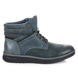 Mazaro Chaussures d'hiver liées bleu Mazaro Chaussures d'hiver liées bleu