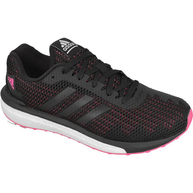 Chaussures running adidas Vengeful W BB3642 rose le noir