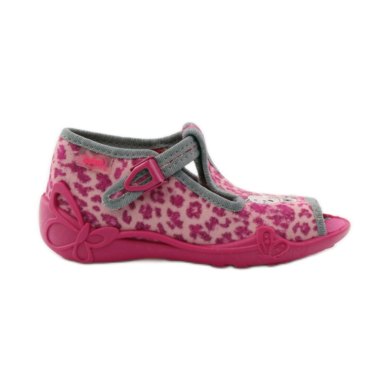 Chaussons Panthère Befado 213P100 rose minou