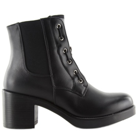 Bottes noires à talons hauts 2890 noir le noir