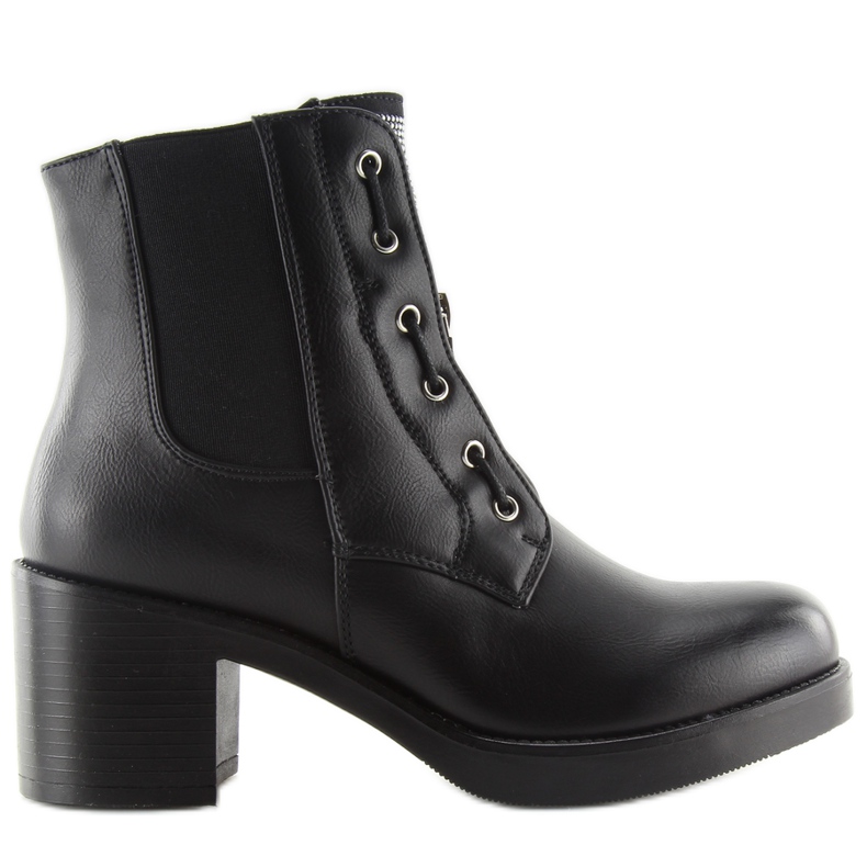 Bottes noires à talons hauts 2890 noir le noir