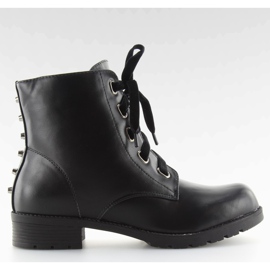 Bottes noires avec des crampons noir rt-0029 noir le noir